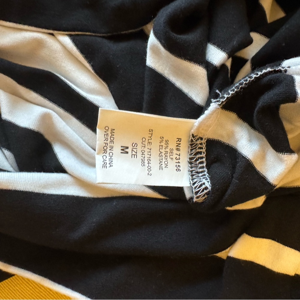 Athleta Black and White Striped Maxi Skirt - Picture 5 of 7